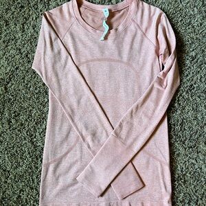 lululemon athletica Pink Long Sleeve Tee